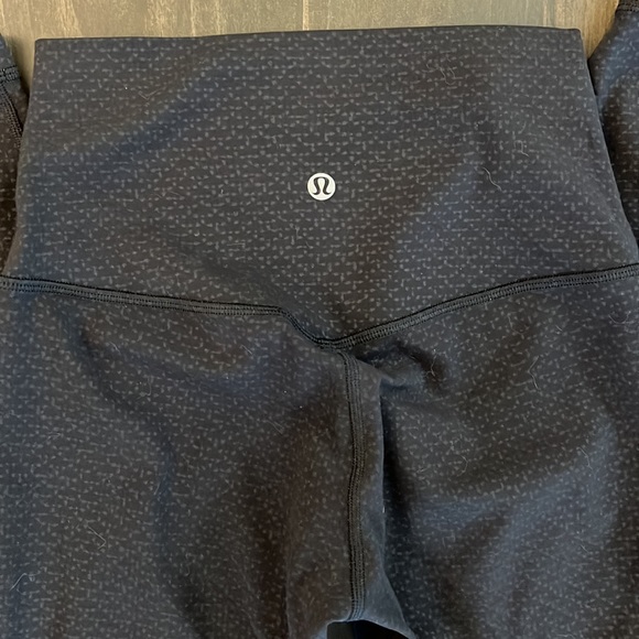 Lululemon Align Pant II *25"-Monochromic Black Emboss - Picture 4 of 4